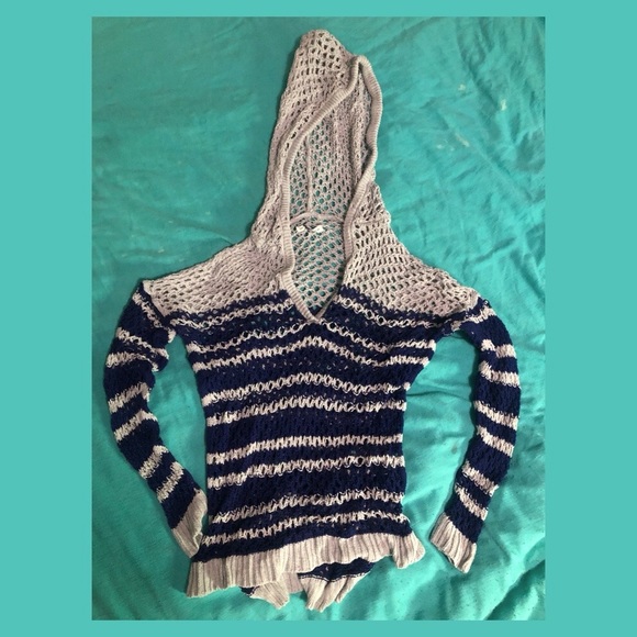 American Eagle Outfitters Other - American Eagle Blue and Grey Swim Cover Up